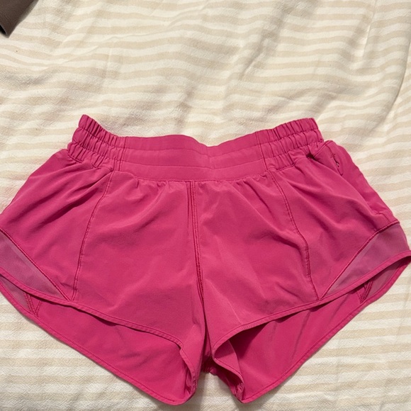 Lululemon Athletica Bright Pink Athletic Shorts - Picture 1 of 2